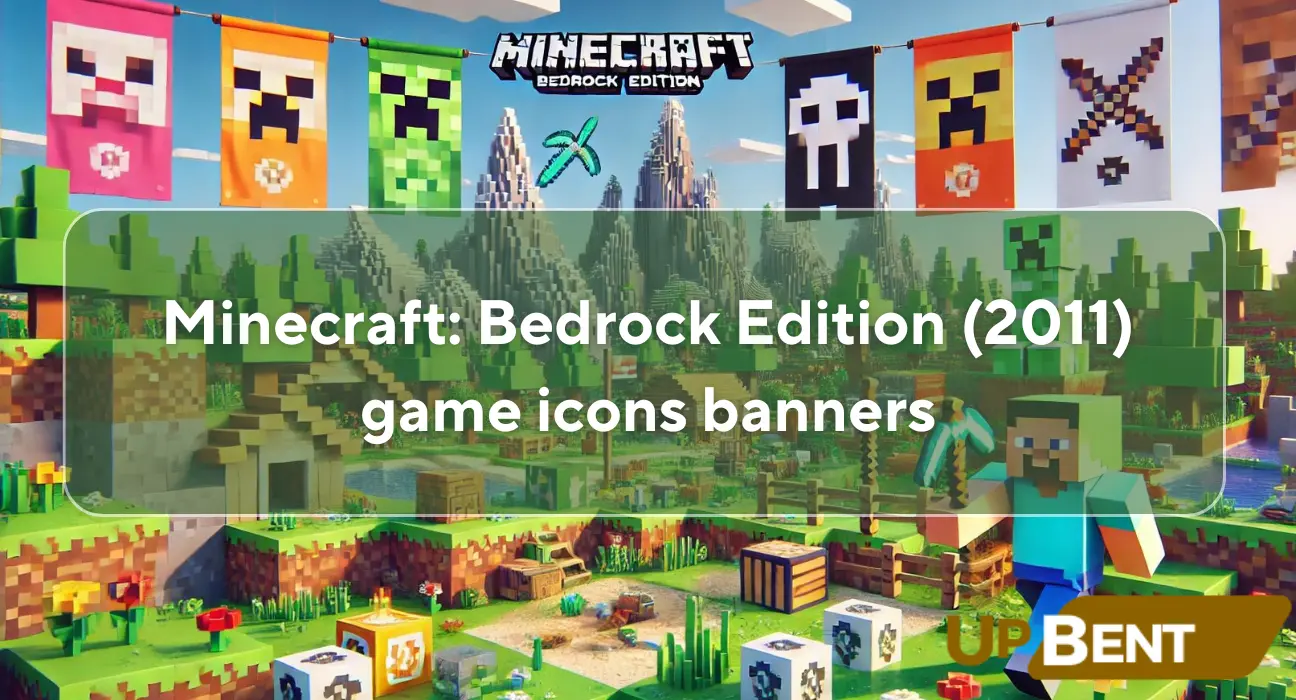 Minecraft Bedrock Edition (2011) game icons banners