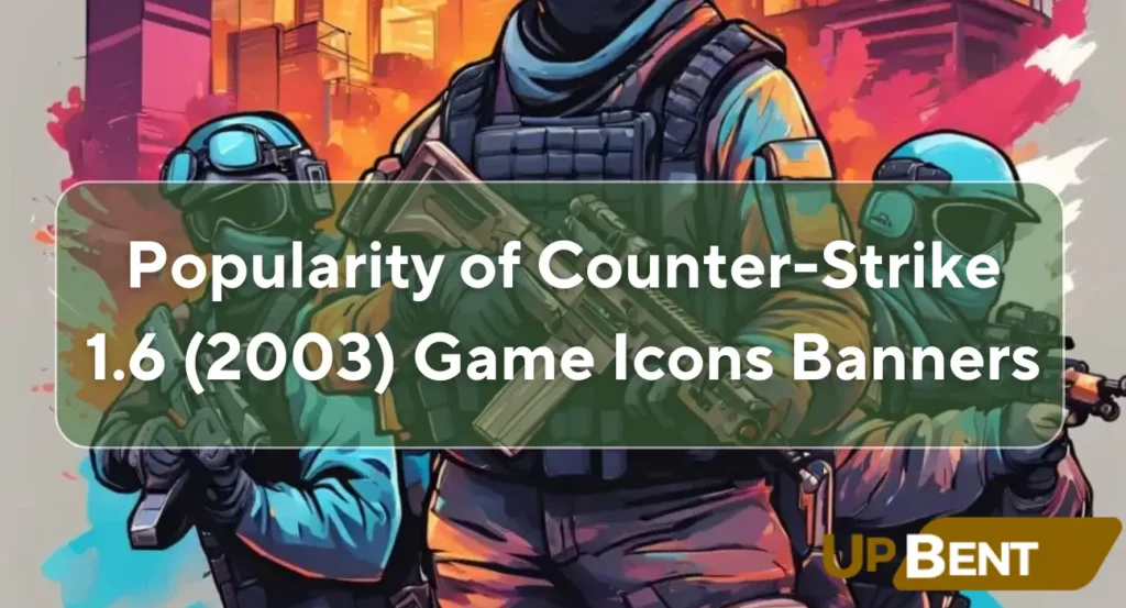 Popularity of Counter-Strike 1.6 (2003) Game Icons Banners